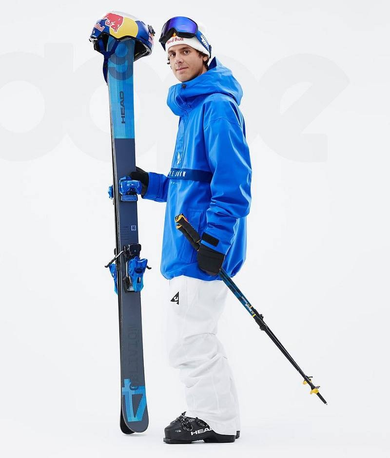 White Men's Dope JT Blizzard Ski Pants | India_D1299