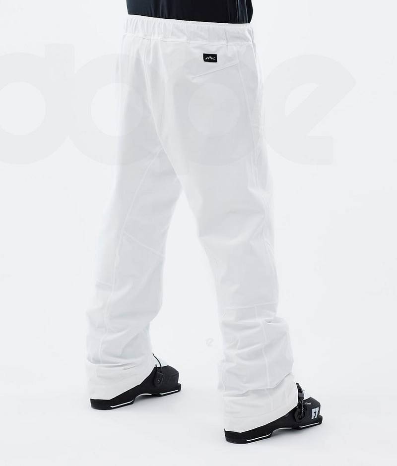 White Men's Dope JT Blizzard Ski Pants | India_D1299