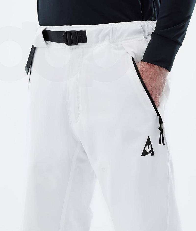 White Men's Dope JT Blizzard Ski Pants | India_D1299