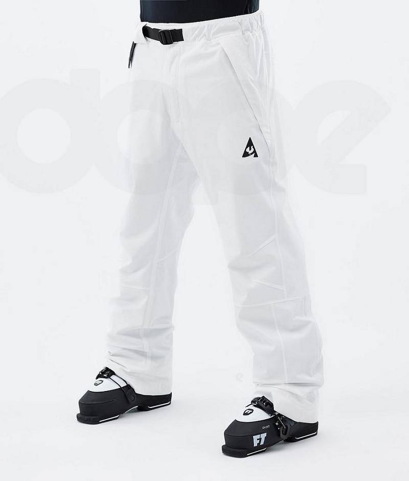 White Men\'s Dope JT Blizzard Ski Pants | India_D1299