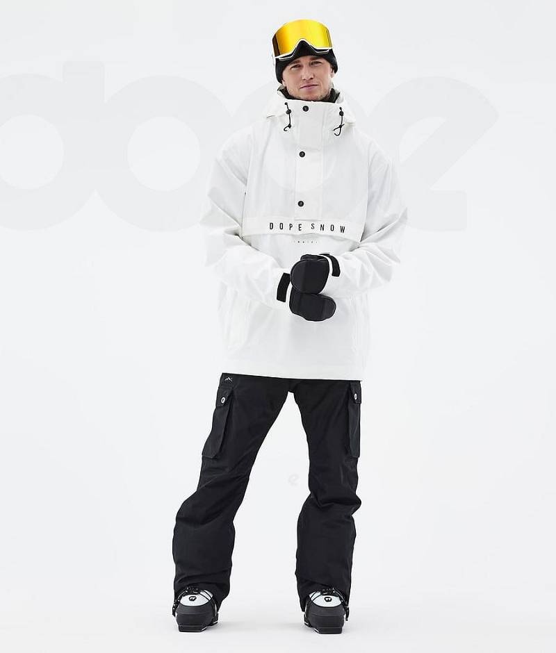 White Men's Dope Legacy Ski Jackets | India_D2373