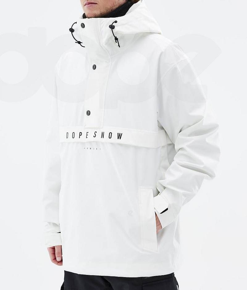 White Men's Dope Legacy Ski Jackets | India_D2373