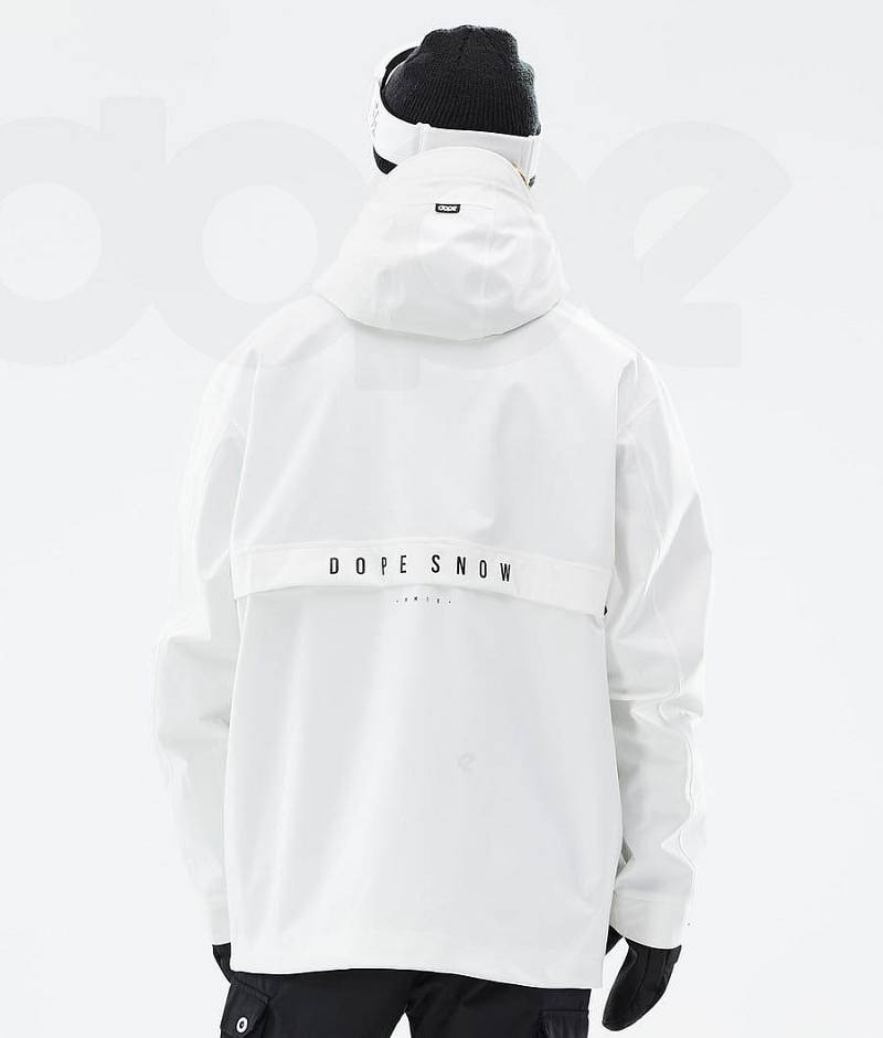 White Men's Dope Legacy Ski Jackets | India_D2373