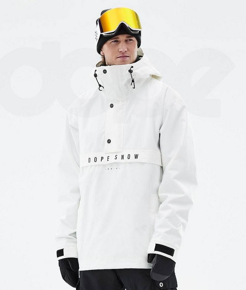 White Men\'s Dope Legacy Ski Jackets | India_D2373