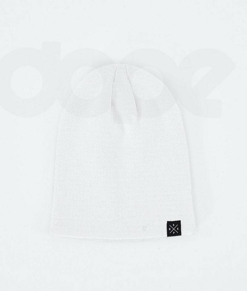 White Men\'s Dope Solitude Beanies | India_D2051