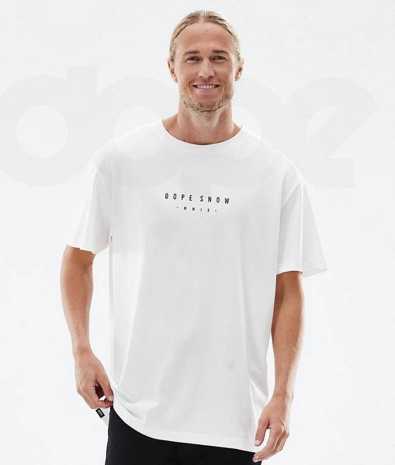 White Men's Dope Standard T-shirts | India_D2010