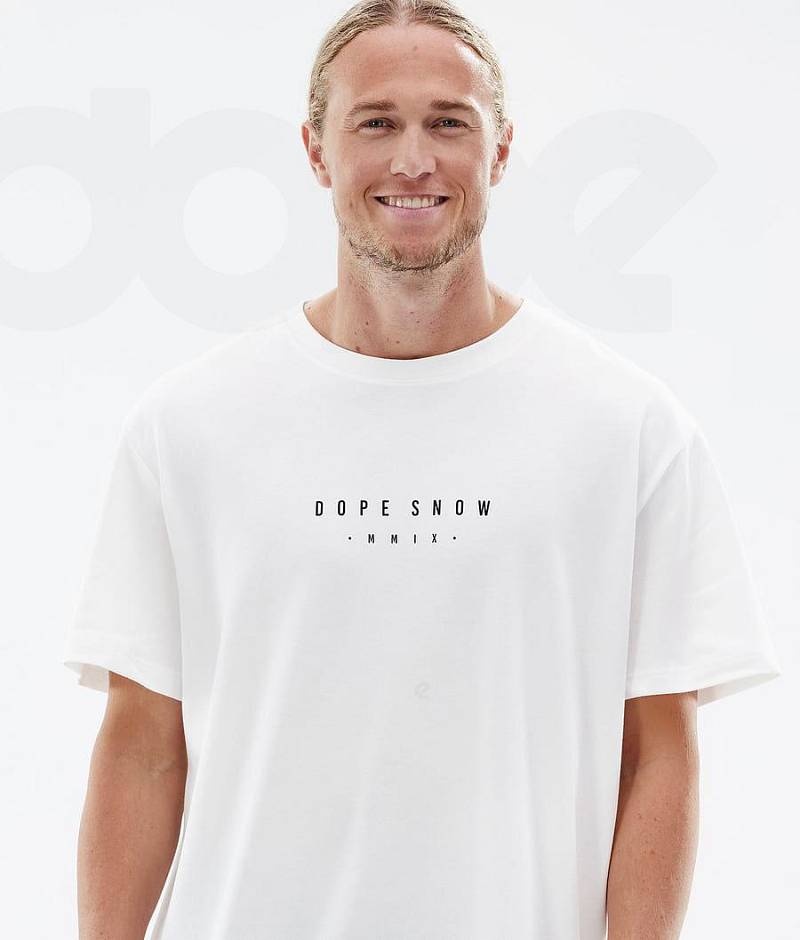 White Men's Dope Standard T-shirts | India_D2010