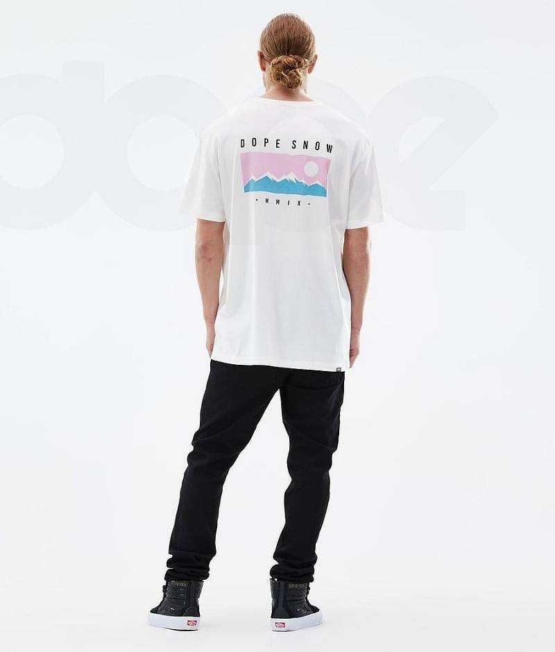 White Men's Dope Standard T-shirts | India_D2010