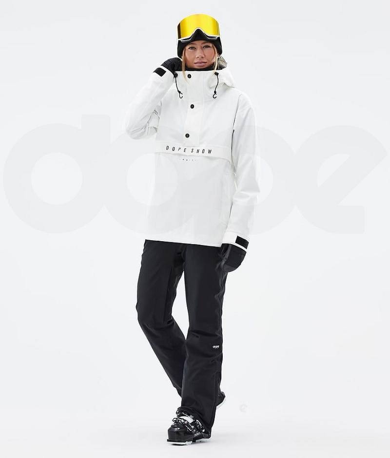 White Women's Dope Legacy W Ski Jackets | India_D1444