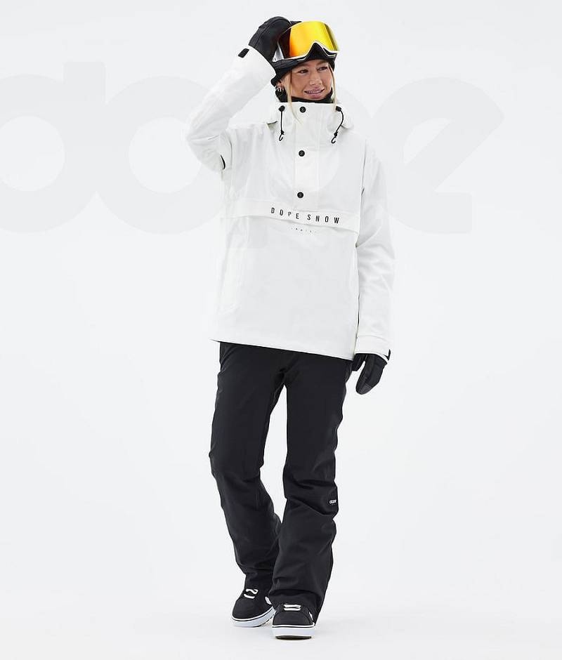 White Women's Dope Legacy W Snowboard Jackets | India_D1972