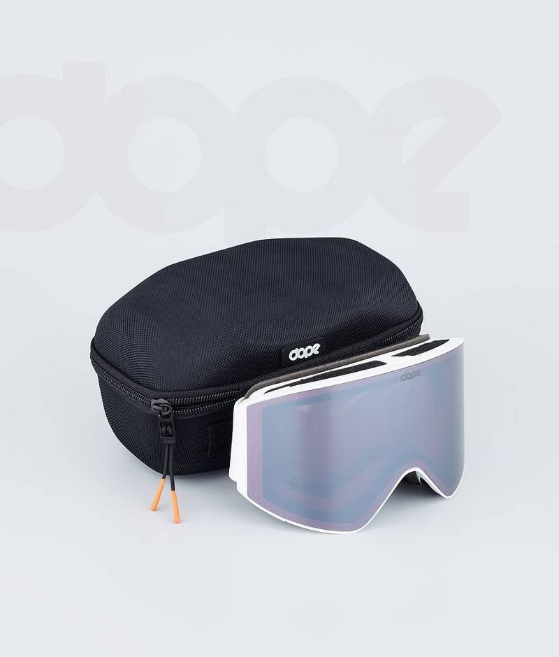 White / Silver Men's Dope Sight Goggles | India_D1004