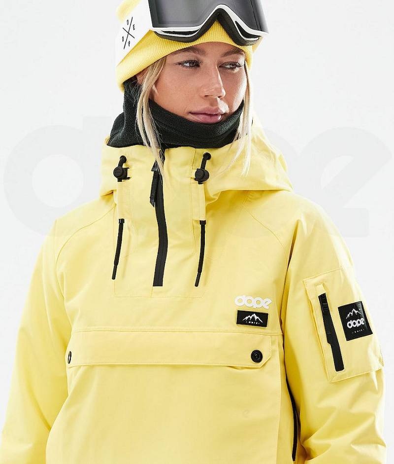 Yellow Women's Dope Annok W 2021 Ski Jackets | India_D1592