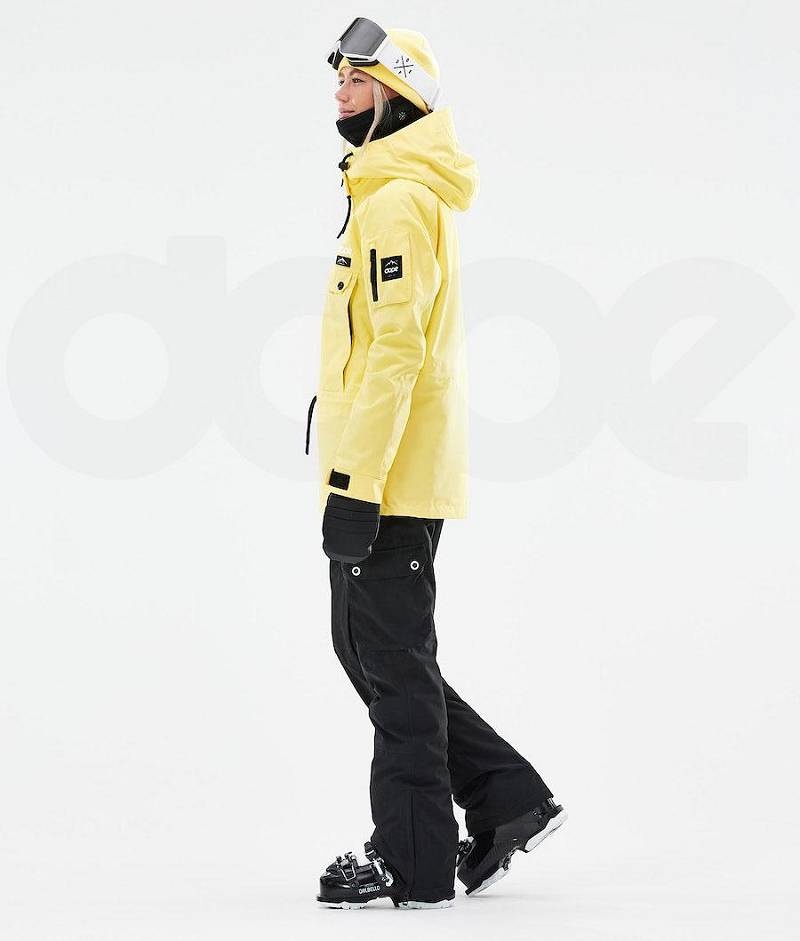 Yellow Women's Dope Annok W 2021 Ski Jackets | India_D1592