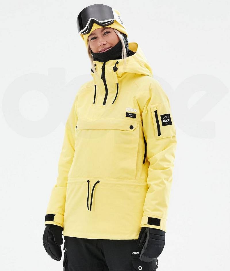 Yellow Women\'s Dope Annok W 2021 Ski Jackets | India_D1592