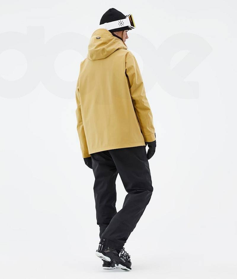 Yellow Women's Dope Blizzard W Ski Jackets | India_D1572