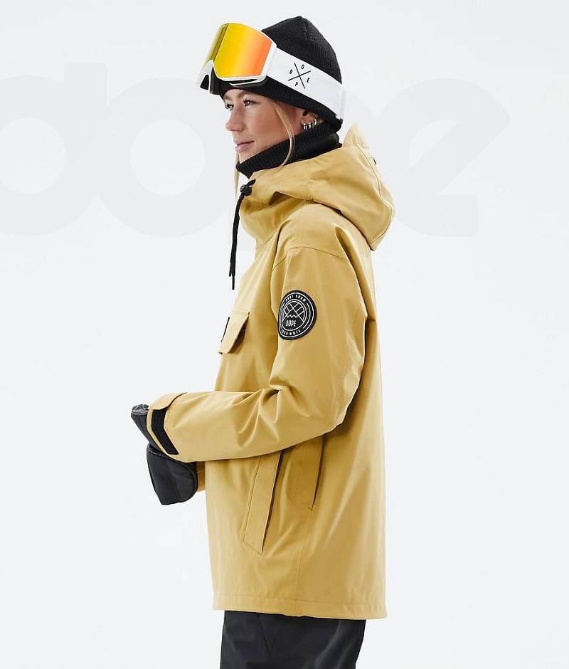 Yellow Women's Dope Blizzard W Ski Jackets | India_D1572