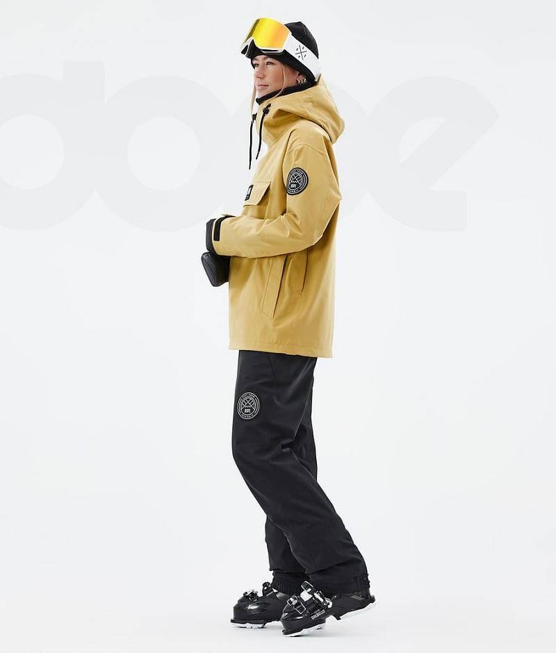 Yellow Women's Dope Blizzard W Ski Jackets | India_D1572