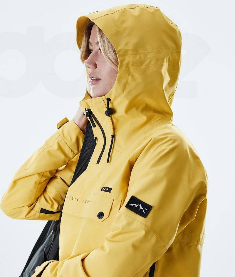 Yellow Women's Dope Hiker W Outdoor Jackets | India_D2423